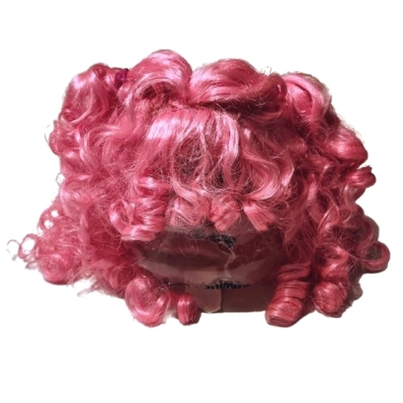 Rubie's Costume Adult Pink Curly Top Wig One Size - Picture 1 of 8